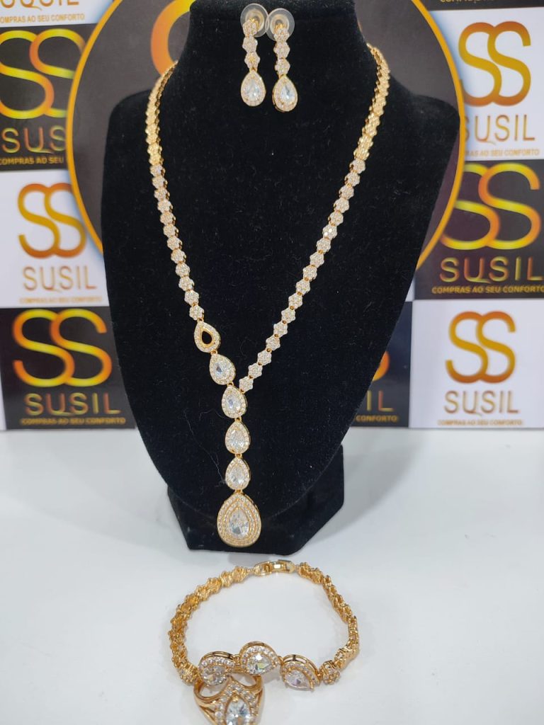 Conjunto Diamante dourado 36.000 kz
